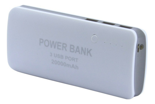 Power Bank 20.000mah. Con 3 Puertos Usb Y Linterna