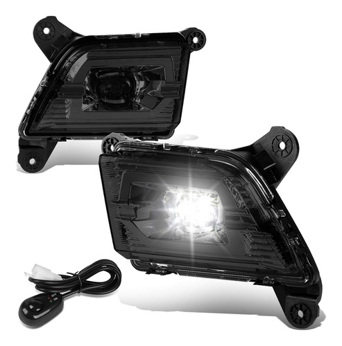 Auto Dynasty Par Luz Antiniebla Led Ahumada Kit Interruptor