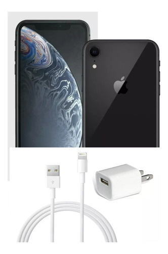 Apple iPhone XR 64 Gb  Negro Con Caja Original Accesorios Liberado (Reacondicionado)