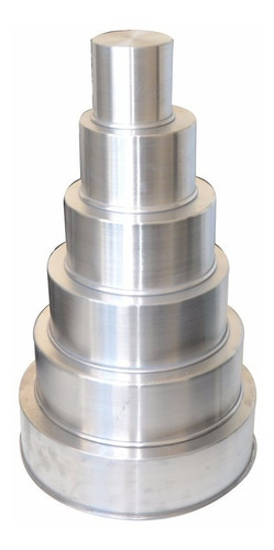 Formas Redondas 6 Pçs-10cm Alt + Bailarina P/ Decorar Bolos