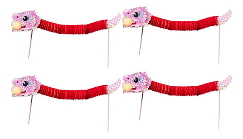 Kit De 4 Piezas De Serpientes Para Hacer Tú Mismo, Rosa
