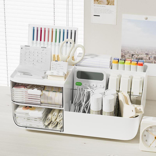 Organizador De Escritorio, Caja De Almacenamiento Con