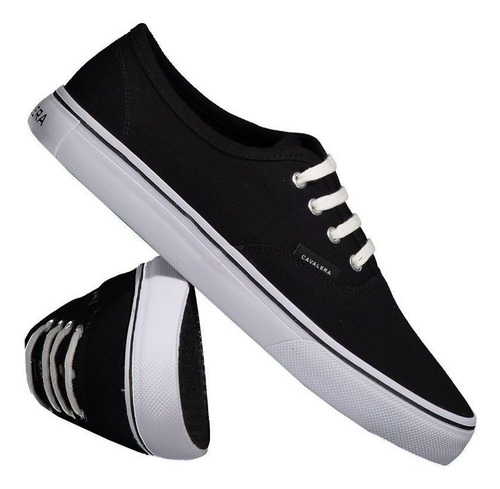 Tênis Cavalera Juan Preto E Branco