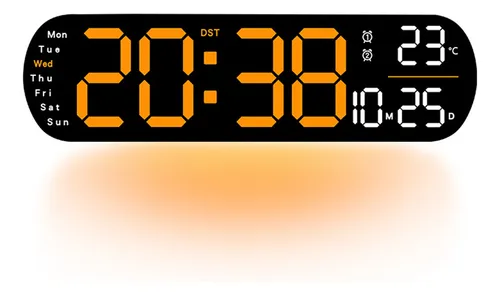 Reloj digital colores hotsell