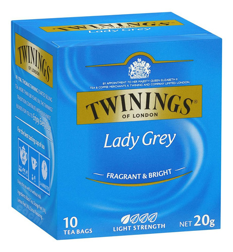 Te Twinings Lady Grey Caja X 10 Sobres