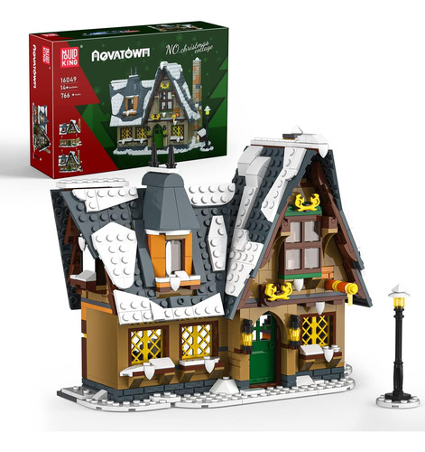 Mold King Christmas Cottage House House Building Sets Toy, S