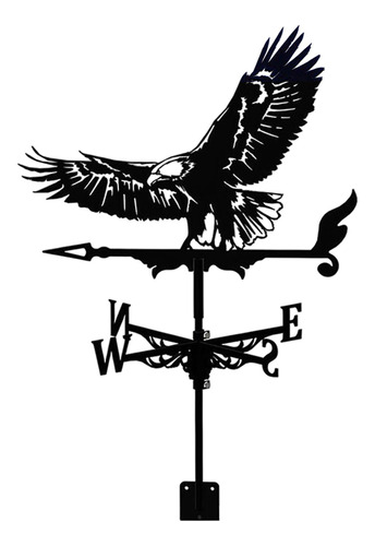 Weathervane - Adorno Decorativo Negro Para Águila Calva