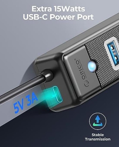 Hub Usb 3.0 De 7 Puertos Con Cable De 5,9 Pulgadas, Divisor