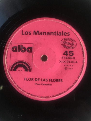 Vinilo Single Los Manantiales-las Callampas