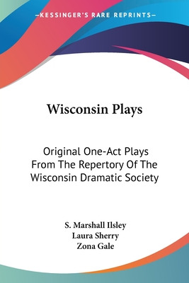 Libro Wisconsin Plays: Original One-act Plays From The Re...