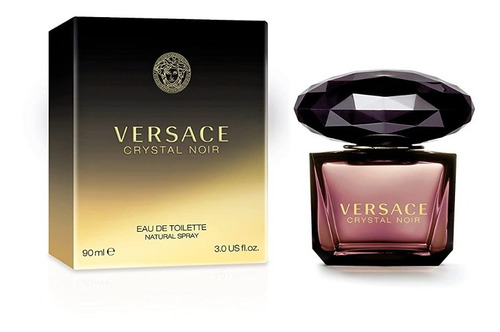 Versace Crystal Noir Edt Toilette Mujer 90ml