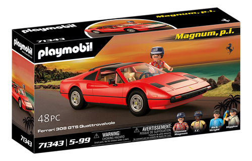 Playmobil 71343 Ferrari 308 Gts Magnum Pi Playlgh