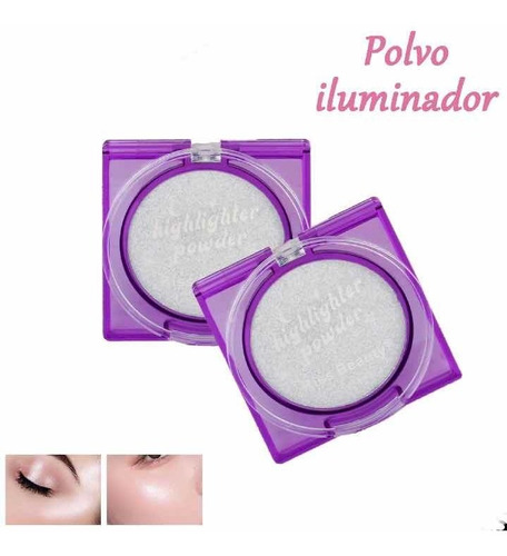 Polvo De Hadas Compacto Iluminador De Maquillaje Pigmento