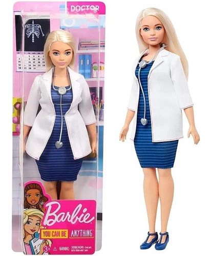Muñeca Barbie Quiero Ser Doctora Con Accesorios Original