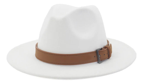 Sombrero Fedora De Lana For Hombre Y Mujer Con Sombrero