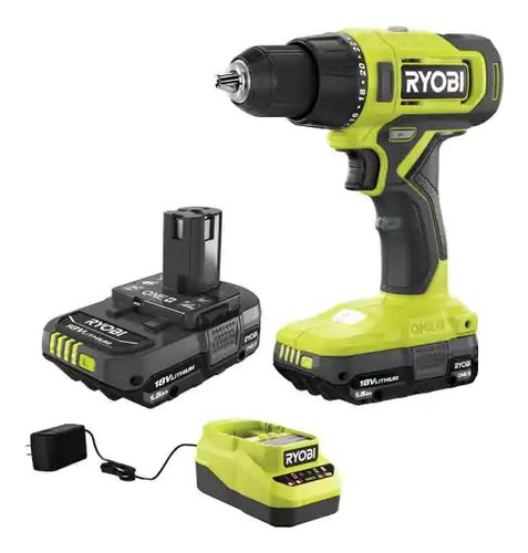 Ryobi One+ Kit De Taladro/destornillador Inalámbrico De 18.