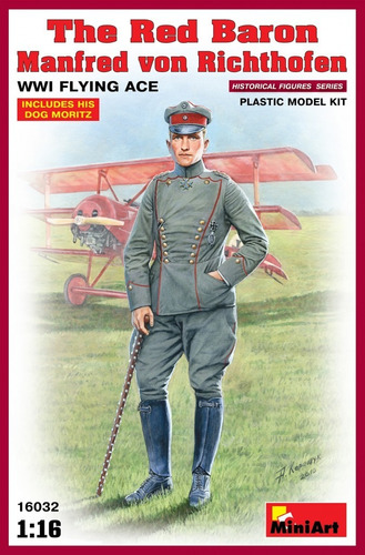 Miniart 16032 Baron Rojo Manfred Von Richthofen Escala 1/16