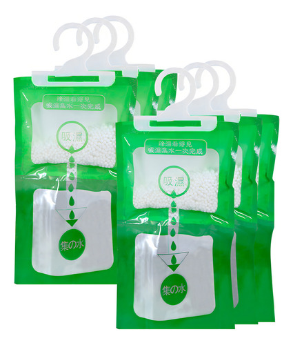 6x5 Bolsas Deshumidificadoras Slim Company Detergente Desecante Absorbe Humedad Antimoho Higroscópicas Para Colgar