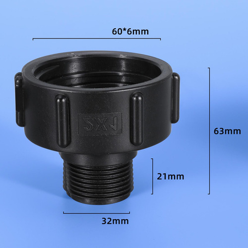 Conector De Tanque De Agua De Accesorios De Bolsa Ibc, 32mm