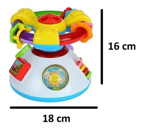 Imagen 4 de 7 de Juguete Para Bebe Proyector Musical Giratorio Zippy