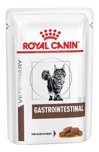 Alimento Royal Canin Veterinary Diet Feline Gastrointestinal (GI 32) para gato adulto sabor mix en sobre de 85 g
