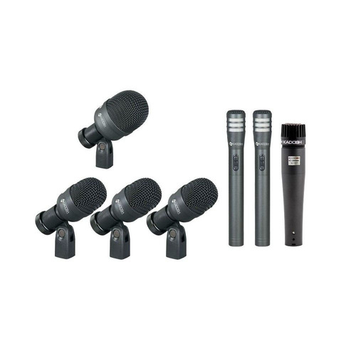 Microfones Para Bateria Kadosh K7 Slim Kit 7 Peças