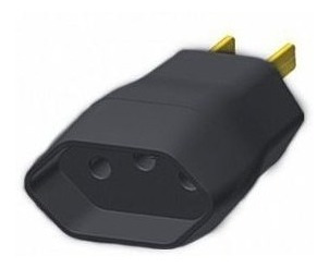 Imagem 6 de 7 de 5 Peças Pino Plug Adaptador Tripolar Reverso 2p+t 15a Nbr
