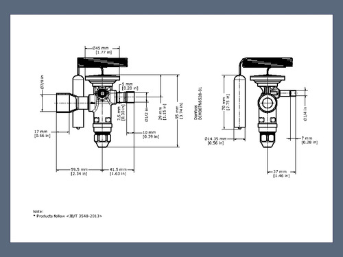 Válvula Expansão Danfoss 4tr R22/r407c - 067n2002 067n2022