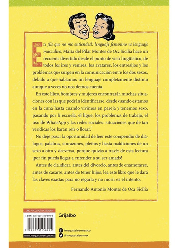 Es Que No Me Entiendes!, De Maria Del Pilar Montes De Oca. Editorial Grijalbo En Español