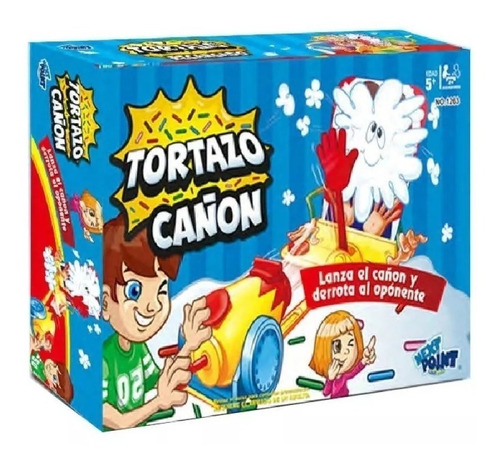 Tortazo Cañon Juego Pastelazo De Mesa Infantil Original 