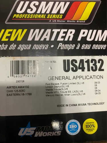 Bomba De Agua Ford Scape 3.0