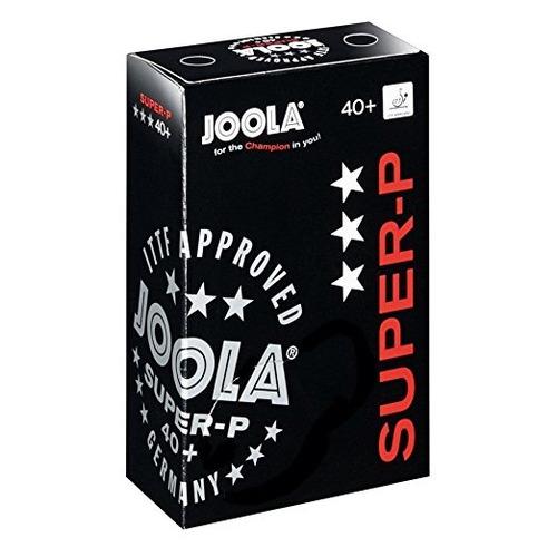 Joola Super-p 40+ Poly Bolas 3 Estrellas (6 Pack) - Blanco
