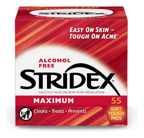 Stridex - Almohadillas Para Acn De Uso Diario (mxima Resiste