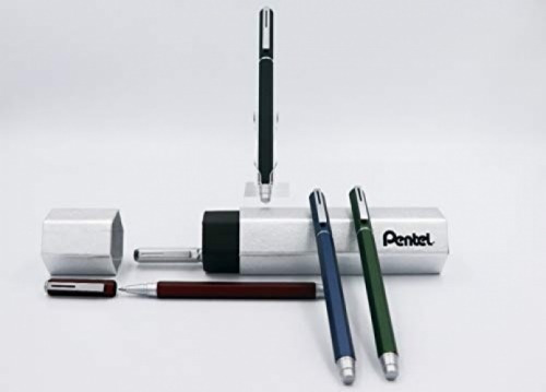 Imagen 2 de 4 de Pentel Bolígrafo Energel Hexagonal, 0.7 Mm,, Pack Of 1