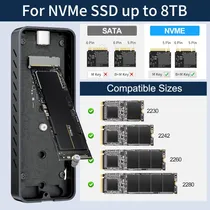 Comprar Lector Ssd M.2 Nvme B+m Key Usb C 3.2 Gen 2 2242\u002F 2260\u002F2280