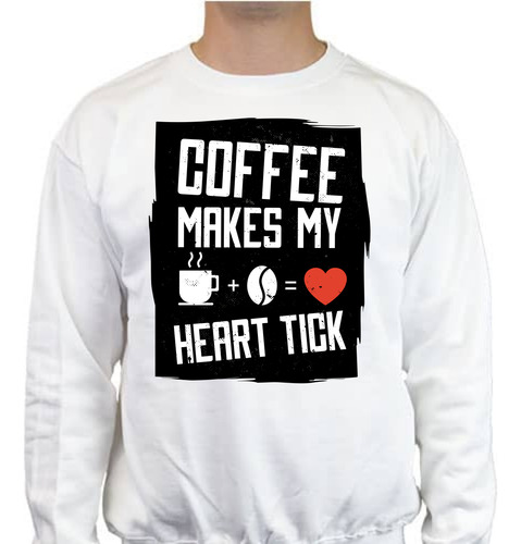 Sudadera Unisex Adulto Coffee And Heart