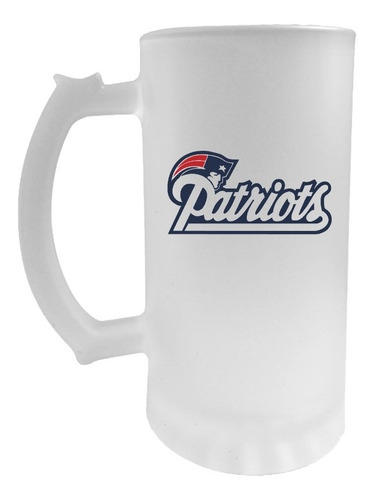 Tarro Cervecero Personalizado Nombre Patriots New England