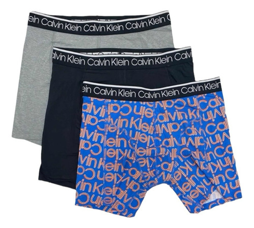 Boxer Brief Calvin Klein Cotton Stretch Agn 3 Pack Original