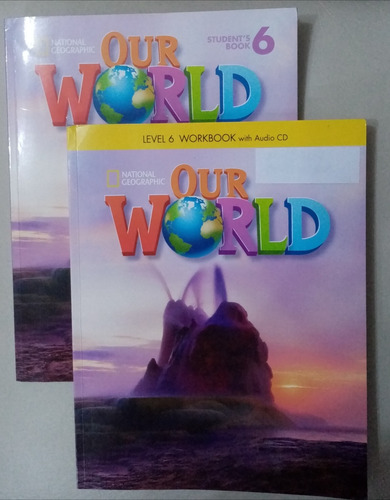 Combo Our World 6 Student's Book Y Workbook Muy Buen Estado