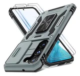 Funda Deerlamn Magnetic Rotated Para Galaxy S23 Gris