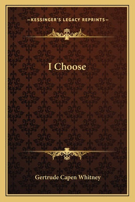 Libro I Choose - Whitney, Gertrude Capen