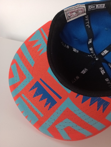 Gorra New Era Knicks New York Basquet Azul Y Naranja Azul M