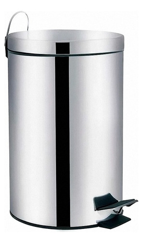 Lixeira Com Pedal E Balde Interno Ágata Inox 5 Litros Mor