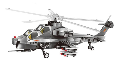 Gunship Helicopter Para Armar, 264 Pzs.