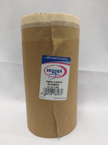 Imagen 1 de 2 de Papel Con Cinta Para Pintar
