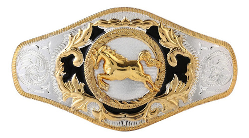 Western Cinturón Con Hebilla Golden Bull American Hip [u]
