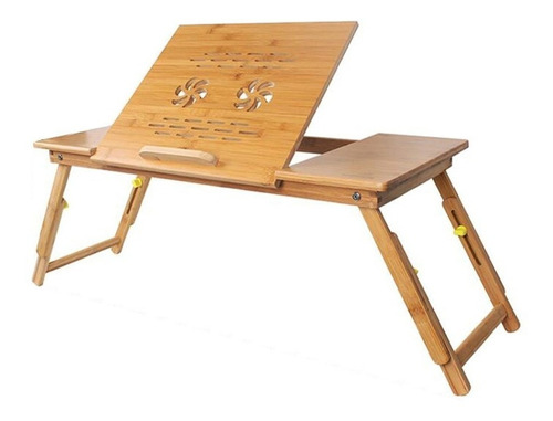 Mesa De Madera Para Laptop Portatil Portavaso Ventiladores