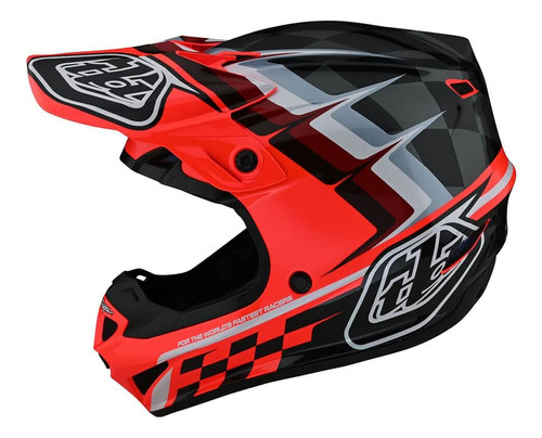 Casco Para Moto Troy Lee Designs Se4 Poly  Color N Talla  M