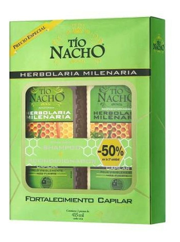 Tio Nacho Shampoo + Enjuague X415 Al 50% Herbolaria 