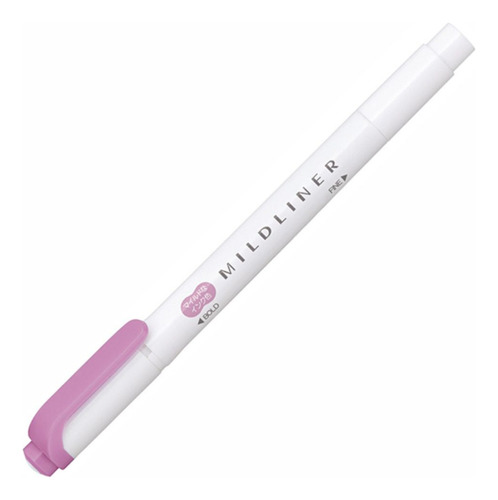 Marca-texto Mildliner Ponta Dupla Magenta - Zebra